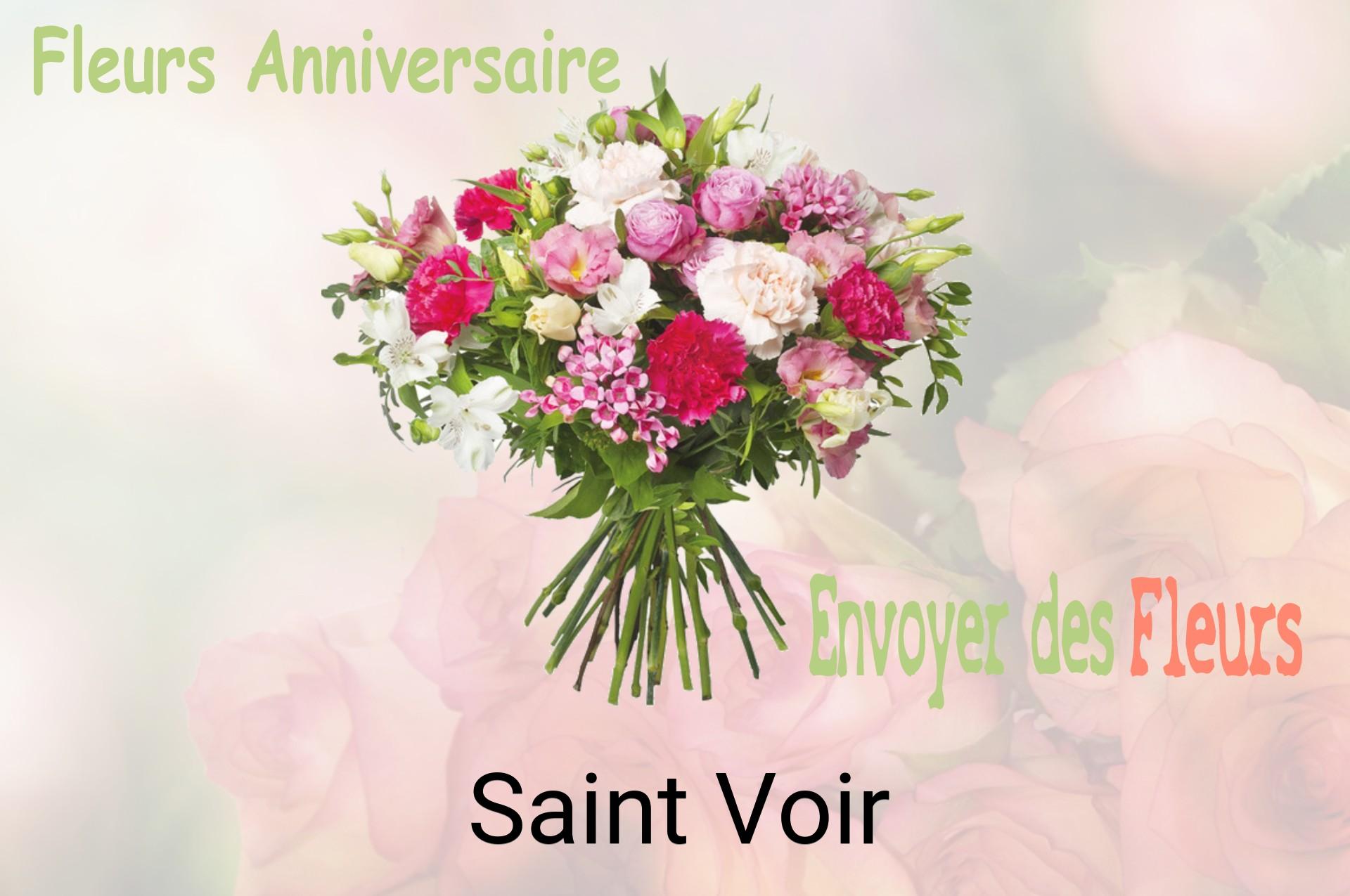 Bouquet de fleurs d’anniversaire livré à Saint-Voir
